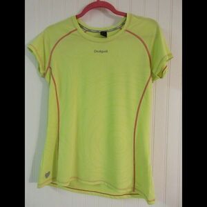 Desigual athleisure top yellow sz Med